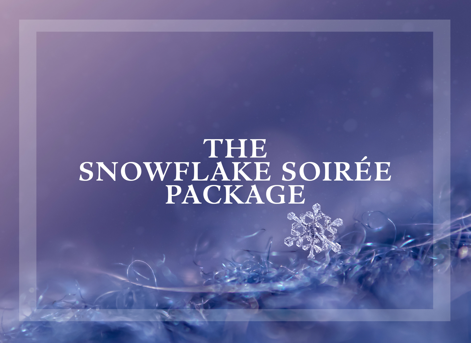 The Snowflake Soiree Package
